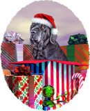 Discover Neapolitan Mastiff Christmas Blue