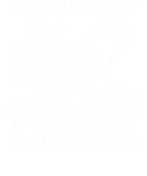 Discover Strong Lung cancer  White awareness ribbon