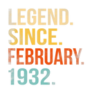 Discover Legend Since February 1932 90Th Birthday 90 Year O