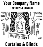 Discover Curtains and Blinds Cartoon to Personalise
