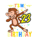 Discover Its My 23Rd Birthday Dabbing Monkey Animal