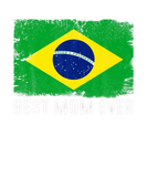 Discover Distressed Brazil Flag Best Mom Ever Patriotic
