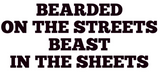 Discover Christmas xmas hanukkah bearded street beast sheet