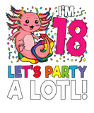 Discover Kawaii Axolotl 18Th Birthday Gift 18 Years Old Gir