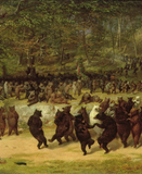 Discover The Bear Dance Painting - William Holbrook Beard