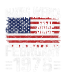 Discover 46Th Birthday Gift February 1976 American Flag 46
