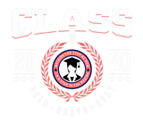 Discover Class of 2040 Graduation Day White Text Red Shadow