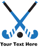 Discover Personalized Blue Field Hockey Player