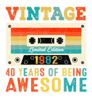 Discover Retro Style 40 Years Of Being Awesome Vintage 40Th