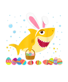 Discover Cute Shark With Easter Basket And Bunny Ears Happy