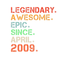 Discover Legendary Awesome Epic Since April 2009 Retro Birt