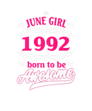Discover Womens Birthday Vintage Apparel June 1992 Born To