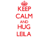 Discover Keep Calm and Hug Leila