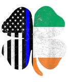 Discover Irish American Flag Police Officer St. Patrick's D