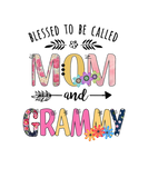 Discover Blessed To Be Called Mom And Grammy Funny Mother D