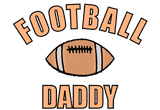 Discover Football Daddy Drawing And Text