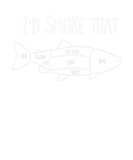 Discover I'd Smoke That Fish Vintage Fishing Funny Men Wome