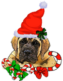 Discover English Mastiff Christmas Merry