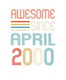 Discover Awesome Since April 2000 22Nd Birthday 22 Years Ol