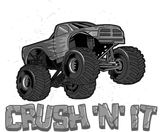 Discover CRUSH 'N' IT Funny Monster Truck Bigfoot Four Whee