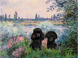 Discover Poodle Pair (black) - By the Seine