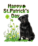 Discover Happy St Patricks Day Irish Pug Dog Cute Saint Pad