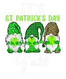 Discover It's St Patrick Day Y'all Leopard Gnomes Holding S