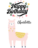 Discover Personalized Happy Birthday Llama