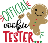 Discover Official Cookie Tester Gingerbread Man Holiday