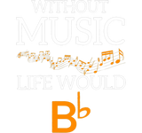Discover Womens Without Music Life Would Bb Musician V-Neck