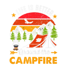 Discover Campfire Sunset Vintage Retro Life Is Better Campi