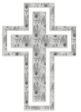 Discover Christian Cross Symbol Pretty Grey Flowers