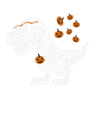 Discover Scary Dinosaur Wearing Glasses Pumpkin Halloween
