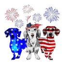 Discover Dachshund Dogs Patriotic American Flag Fireworks 4