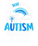 Discover Rainbow I Wear Blue For My Son Autism Awareness Co
