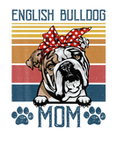 Discover English Bulldog Mom Vintage English Bulldog Mama M