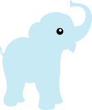 Discover Cute baby blue elephant ladies,