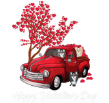 Discover Red Truck Happy Valentines Day Chihuahua dog heart Sleeveless