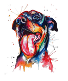 Discover Colorful Rottweiler Dog Love-R Dad Mom, Boy Girl F