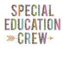 Discover Special Education Crew Teacher Colors Leopard Grap