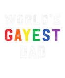 Discover Worlds Gayest Dad Cute Gay Pride LGBT Fathers Day