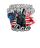 Discover German Shepherd Dad American Flag