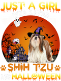 Discover Just A Girl Who Loves Shih Tzu And Halloween