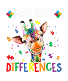 Discover Autistic |Embrace Differences Giraffe Puzzle Piece