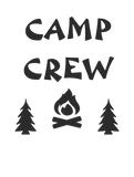 Discover Camp Crew Fun Campfire Trees Camping Trip