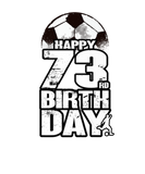 Discover 73 Years Old Vintage Soccer 73Rd Birthday