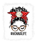 Discover Bleached Volleyball Nonna Life Leopard Messy Bun M