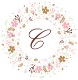 Discover Personalized Monogram Girly Floral Wreath