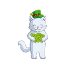 Discover Cat Leprechaun Happy St Patricks Day Irish Shamroc