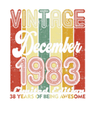 Discover 38 Years Old Retro December 1983 38Th Birthday Dec